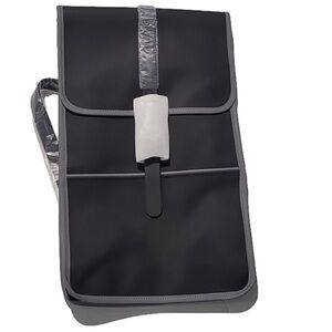 Rains Black Reflective Backpack NWT Unisex